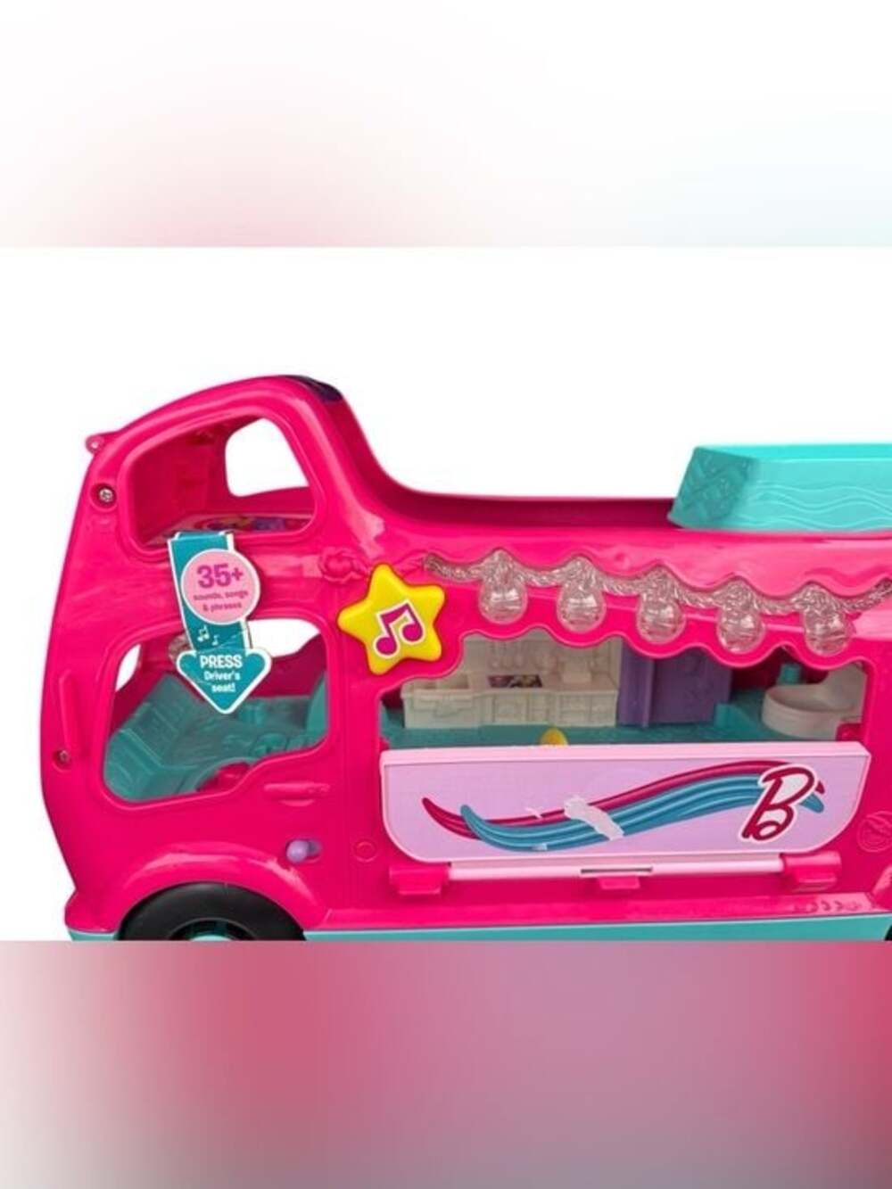 Fisher Price Little People Barbie Dream Camper RV Pink Tested NWT - Picture 2 of 6